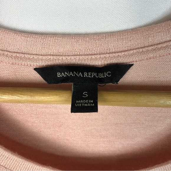 Banana Republic Light Pink Ruffle Long Sleeve Blouse S - Picture 4 of 4